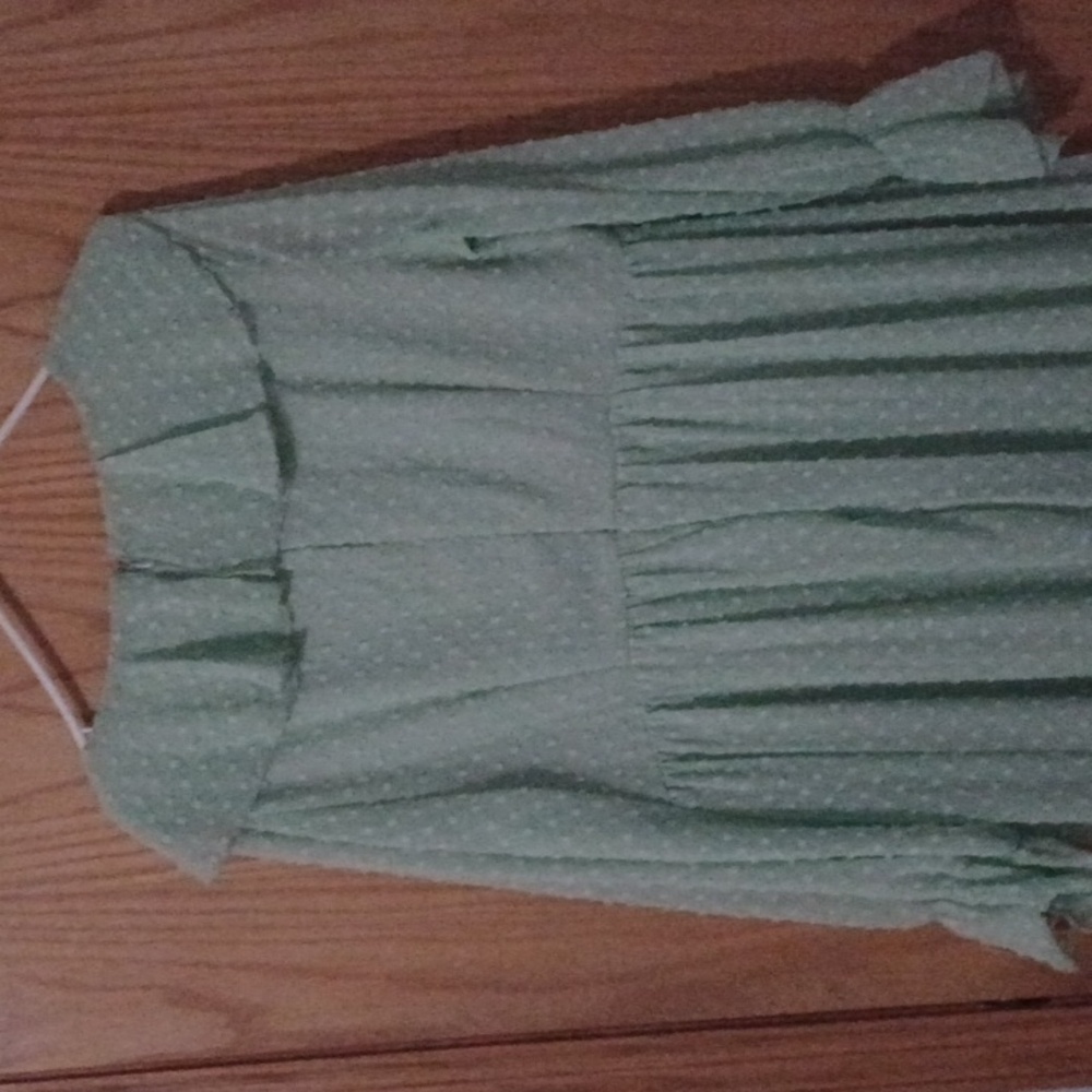 Mint Ruffle Dress - Picture 7 of 15